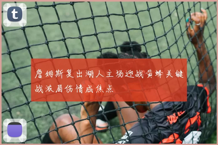 詹姆斯复出湖人主场迎战黄蜂关键战浓眉伤情成焦点